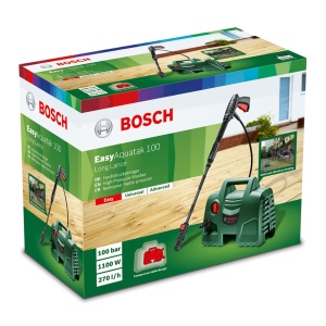 Aparat de curatat cu presiune Bosch EasyAquatak 100 1100W Jet ajustabil Compact - Img 9