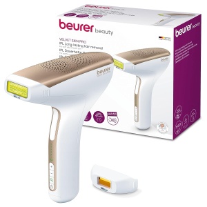 Aparat de Epilare Beurer IPL Velvet Skin Pro, 300.000 Impulsuri de Lumina, Design Compact