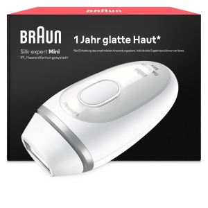 Aparat de Epilare IPL Braun Silkexpert Mini PL1100, AlbSilver, Compact si Eficient