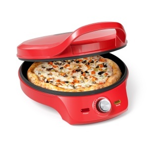 Aparat de facut pizza Princess 115007, 32 cm, termostat ajustabil, multifunctional