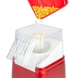 Aparat de facut popcorn Nostalgia CLHAP12 Retro Design 85g Rosu - Img 2