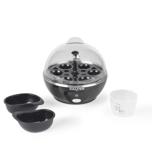 Aparat de fiert oua Salter, 6 oua, electric, compact