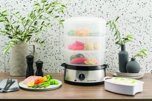 Aparat de gatit cu aburi Russell Hobbs 19270-56, 9L, 800W, timer 60 min, BPA-free - Img 2