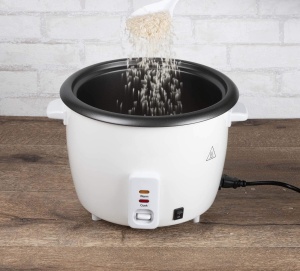 Aparat de gatit orez Alpina BSJ18-ZPDA 18L 700W cu functie de pastrare la cald si cos pentru aburi - Img 3
