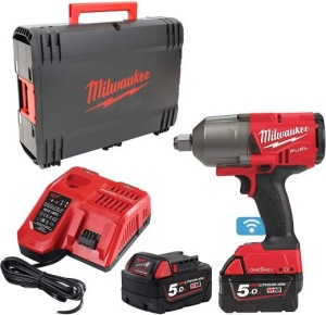 Aparat de gaurit Milwaukee M18ONEFHIWF34-502X, 18 V, 34, rosu