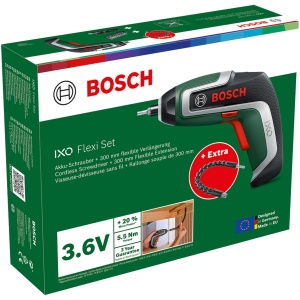 Aparat de gaurit si insurubat Bosch IXO, 3.6 V, 2.0 Ah, cu extensie flexibila - Img 7