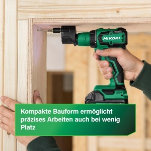 Aparat de gaurit si insurubat HiKOKI DS18DDQ, 18V, 55 Nm, 2 acumulatori 2,0 Ah - Img 7