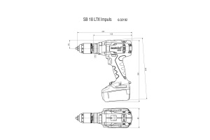 Aparat de gaurit si insurubat Metabo SB 18 LTX Impuls 18V, 55 Nm, 60 Nm - Img 3