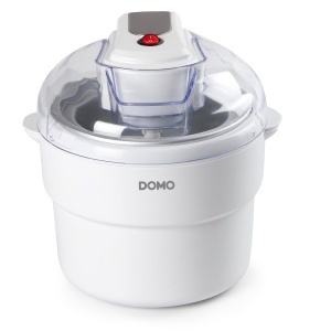 Aparat de inghetata DOMO DO2309I cu bol congelator - 1 L - alb - Img 1