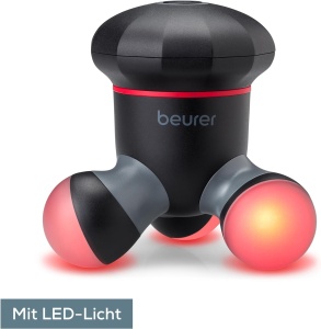 Aparat de masaj portabil Beurer MG 18, vibratii relaxante, LED, negru - Img 4