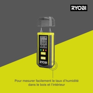 Aparat de masurare umiditate Ryobi RBPINMM1 Messtiefe 30 mm Moduri presetate - Img 5