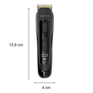 Aparat de ras de precizie Rowenta TN9461 Selectium 12 in 1 | Aparat de tuns barba | Lame de titan | 32 Setari | 0,5-17 mm | 120 min. autonomie | indicator digital baterie | incl. accesorii extinse | Negru - Img 2