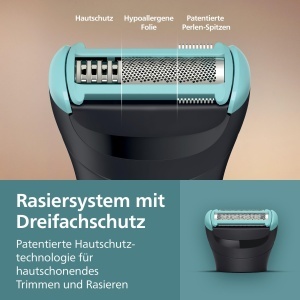 Aparat de ras electric Philips Bodygroom 5000 BG548015, 100 duscfest, 100 min autonomie - Img 4