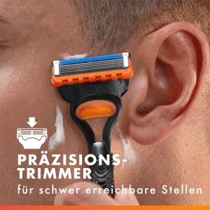 Aparat de ras Gillette Fusion5 pentru barbati 12 rezerve 5 lame pentru o rasura precisa - Img 5