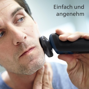 Aparat de ras Philips Seria 5000 S546518 Metallic Blue Trimmer de precizie - Img 5