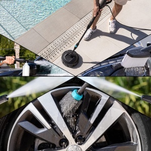Aparat de spalat cu presiune Cecotec HydroBoost 2000 Car&Garden Pro, 2000 W, Casa, Gradina sau Masina, Debit de 450 l/h, Presiune 150 bari, Pompa din aluminiu, Raza de functionare 14 m - Img 7