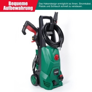 Aparat de spalat cu presiune HYCHIKA, 1500W, 1305 PSI, portabil, cu rezervor de spuma - Img 8