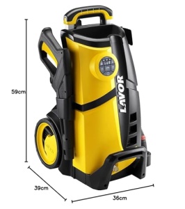 Aparat de spalat cu presiune Lavor LVR4 150 Digit 150 bar 2100W Sistem digital Galben - Img 9