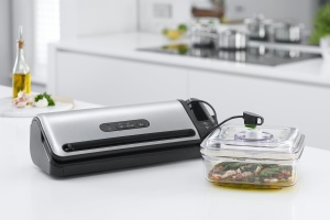 Aparat de vidat FoodSaver FFS017, cu functie de marinare, 0.94L, argintiu - Img 11