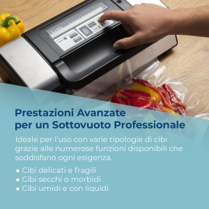 Aparat de vidat Laica VT3120, inox, functie marinare rapida, 2 role - Img 3