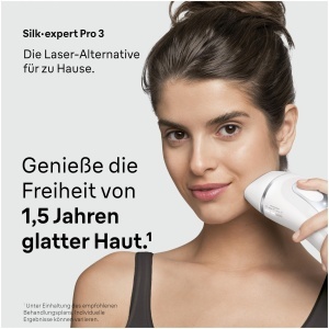Aparat IPL Braun Silk Expert Pro 3 PL3222, Epilare Durabila, Alb-Argintiu - Img 2