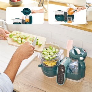 Aparat multifunctional Babymoov Nutribaby Plus Opal Green, 2200 ml, 6 functii, LCD - Img 7