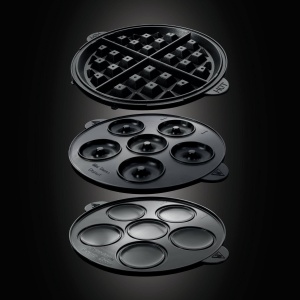 Aparat multifunctional Russell Hobbs Fiesta, 900W, Waffle, Cupcake, Donut, Rosu - Img 3