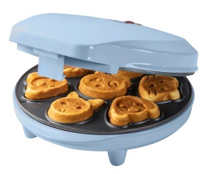 Aparat pentru mini prajituri Bestron AAW700B 700W albastru modele animale