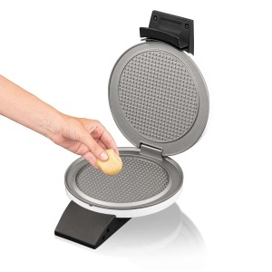 Aparat pentru Stroopwafels Cloer 1641S, 14,5 cm, 850W, Alb - Img 3