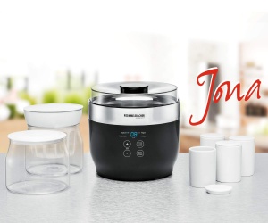 Aparat Rommelsbacher JG 80 Jona pentru iaurt si branza proaspata 4 programe presetate include recipiente ceramice si din sticla - Img 3