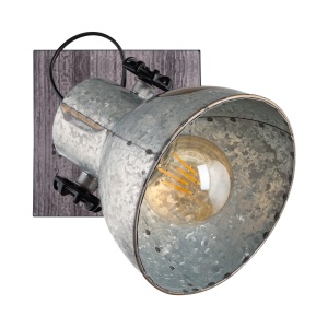 Aplica de perete EGLO Barnstaple, design vintage industrial, E27, negru - Img 2