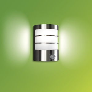 Aplica de perete exterior Philips Calgary E27 IP44 rezistenta la apa argintiu-antracit - Img 3
