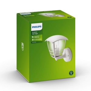 Aplica de perete Philips myGarden Creek 60W IP44 alb - Img 3