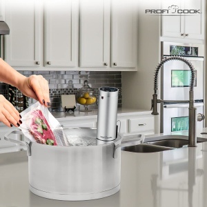 Aragaz ProfiCook(r) Sous Vide | WIFI | 0degC - 90degC | Circulatia apei 7-8 l/min. | 1000 wati | Programe automate | Carcasa din aluminiu | Afisaj multifunctional LED | Oprire automata | PC-SV 1159 - Img 8