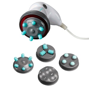 ARDES - Masaj profesional anticelulitic cu incalzitor cu infrarosu pentru fese si picioare cu 4 accesorii interschimbabile si geanta de calatorie model ARM240N