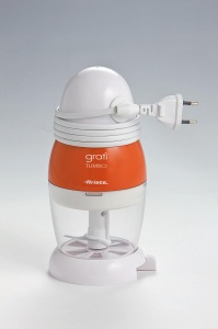 Ariete 439 Grati Turbo - Razatoare electrica care se transforma intr-o tava de branza cu dozator de masa - Capac de prospetime - Lama din otel inoxidabil - Img 2