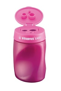 Ascutitor ergonomic STABILO EASYsharpener 3 in 1, pentru creioane si carioci, diverse culori - Img 3