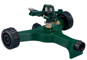 Aspersor pe roti Orbit 58148, raza de actiune 22,9 m, din zinc