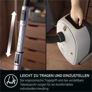 Aspirator AEG HYGIENIC 6000, 850 W, cu filtru Anti-Alergen, Alb - Img 10