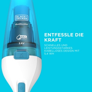 Aspirator BLACKDECKER WDC115WA-QW, 3.6V, kabellos, pentru umed si uscat - Img 3