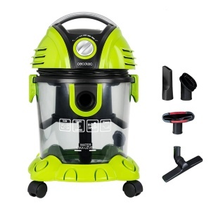Aspirator Cecotec WetDry T 1400W Capacitate 15L HEPA si Filtru Apa