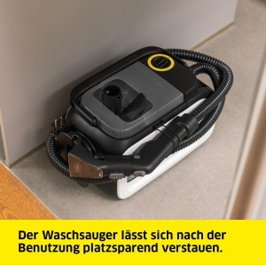 Aspirator cu spalare Karcher SE 3 Compact, 500 W, 1,7 l, Alb - Img 7