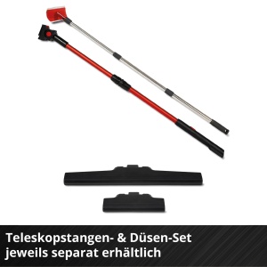 Aspirator de geamuri Einhell BRILLIANTO Power X-Change 18V curatare fara urme accesorii incluse - Img 9