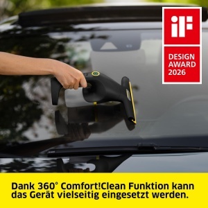 Aspirator de geamuri Karcher WV 1 Compact Care Extra, 250 mm, Negru - Img 3