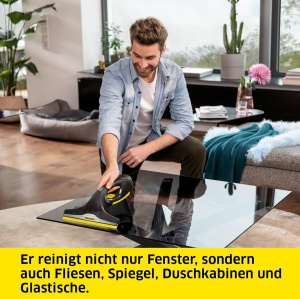 Aspirator de geamuri Karcher WV 2 Black Edition, 35 min autonomie, 2 duze - Img 4
