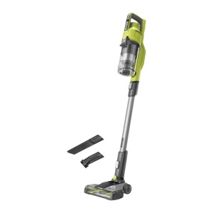 Aspirator de podea fara fir Ryobi 18 V ONE+ RSV18-0 (aspiratie de 30 AirWatt, debit de aer de 820 l/min, unealta de podea de 24 cm latime, fara baterie si incarcator), verde