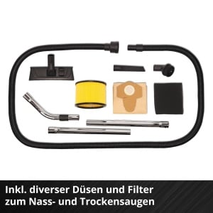 Aspirator Einhell TE-VC 3625 Li S-Solo 25L ECOBOOST Mode NegruRosu - Img 6