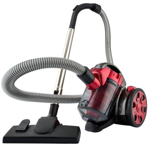 Aspirator fara sac Clatronic BS 1308, 700W, HEPA, tehnologie Eco-Cyclon, Rosu