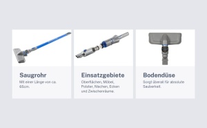 Aspirator Genius Invictus One 2.0, 13000PA, fara fir, albastru - Img 4