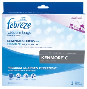 Aspirator Kenmore C Febreze, 3 piese, Filtru Premium pentru Alimente